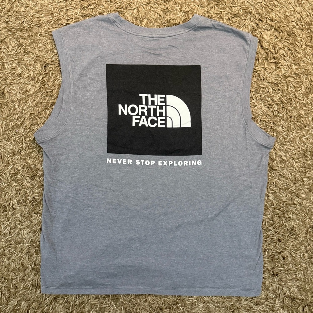 The North Face Blue Sleeveless Top